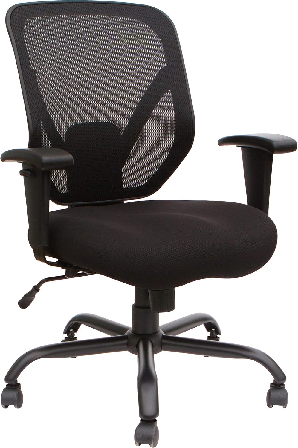 Lorell Soho Big & Tall Black Mesh Back Chair 40 105-940