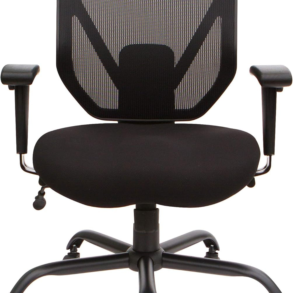Lorell Soho Big & Tall Black Mesh Back Chair 40 105-940_1