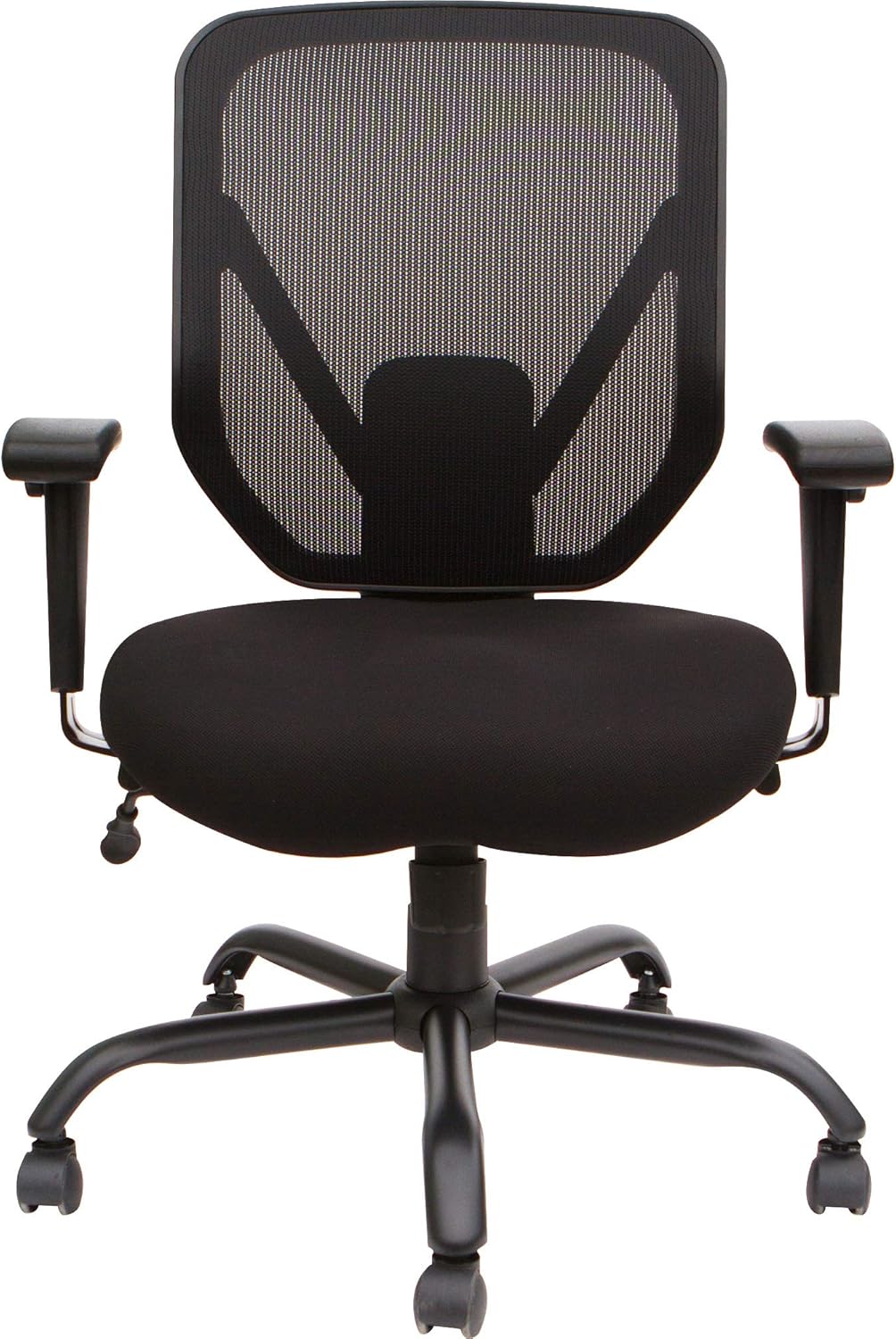 Lorell Soho Big & Tall Black Mesh Back Chair 40 105-940_1