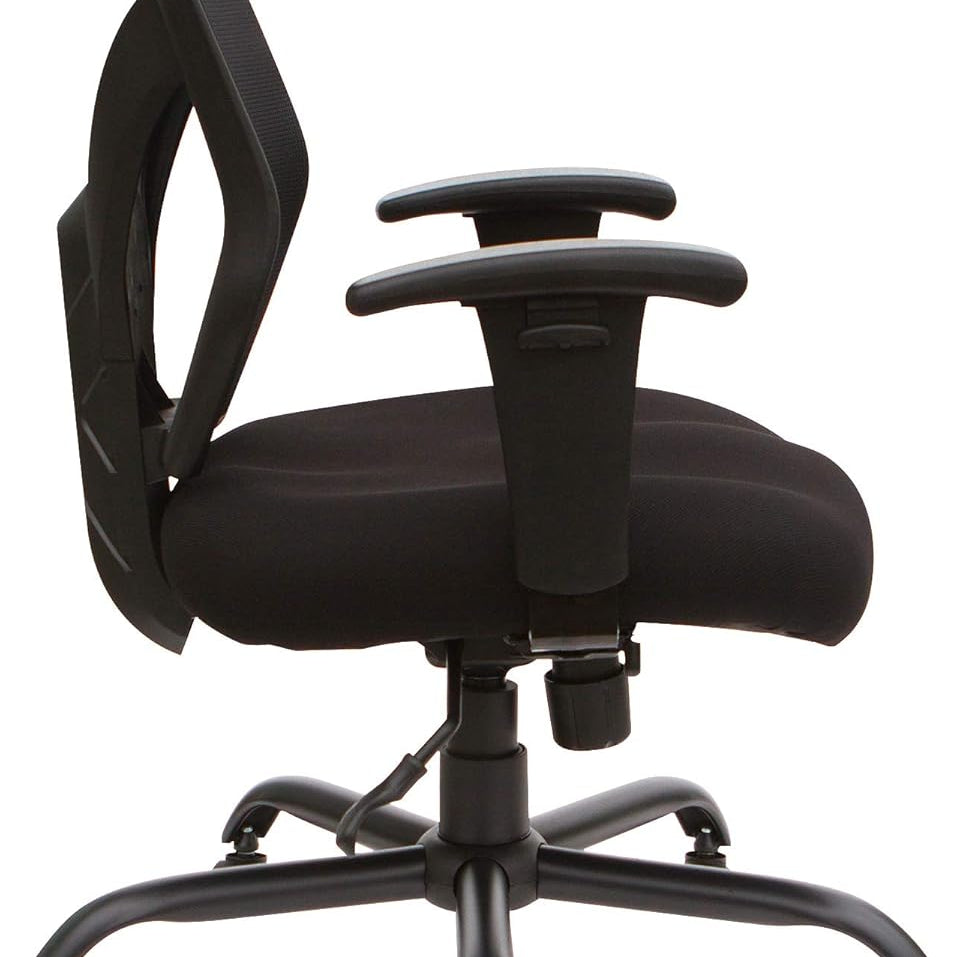 Lorell Soho Big & Tall Black Mesh Back Chair 40 105-940_2