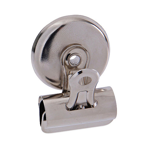 Universal Bulldog Magnetic Clips, Small, Nickel, 18/Pack (UNV31260) 40 114-925