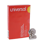 Universal Bulldog Magnetic Clips, Small, Nickel, 18/Pack (UNV31260) 40 114-925_2