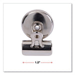 Universal Bulldog Magnetic Clips, Small, Nickel, 18/Pack (UNV31260) 40 114-925_2a031901-6a37-47bd-a805-9236875161a0