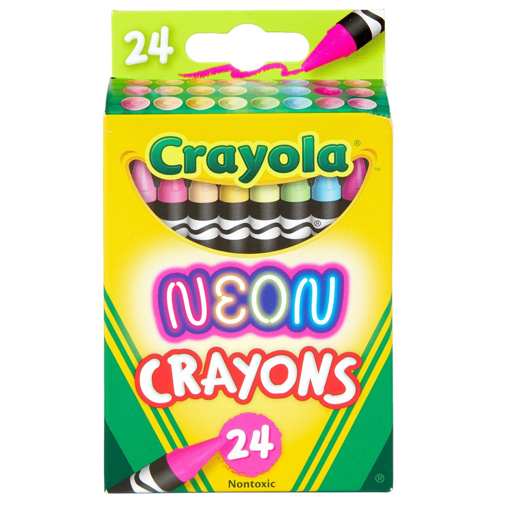 Crayola Crayons-Neon 24/Pkg 117-152