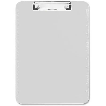 Sparco Plastic Clipboards With Flat Clip 135-815