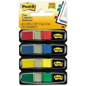 Flags Small Page Flags In Dispensers, Four Colors, 35/Co 136-842