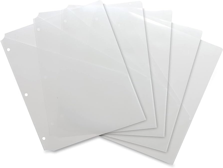Clear Binder Pockets 139-395
