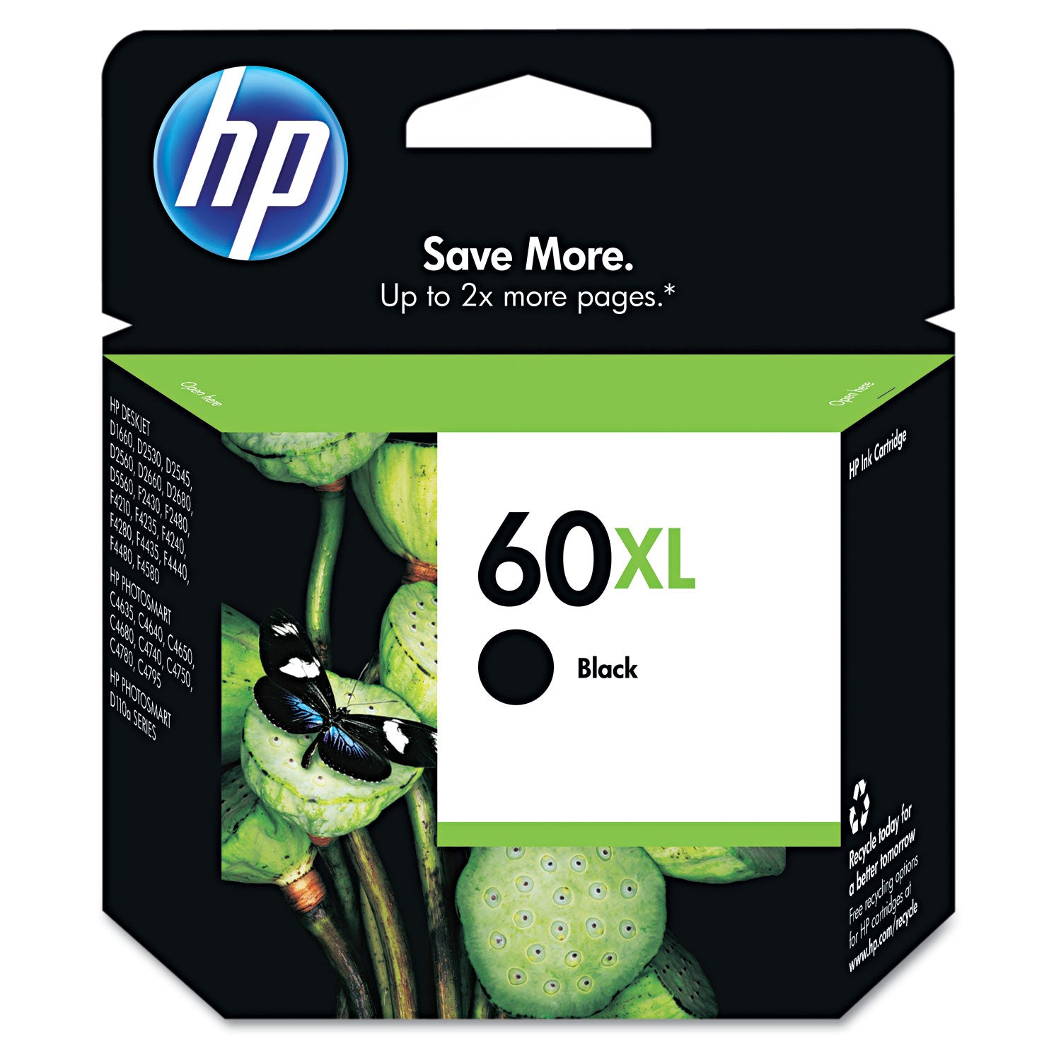 Hp 60Xl High Yield Ink Cartridge - Black 150-507