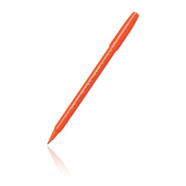Pentel Pale Orange Fine Point Marker Arts & Crafts 150845