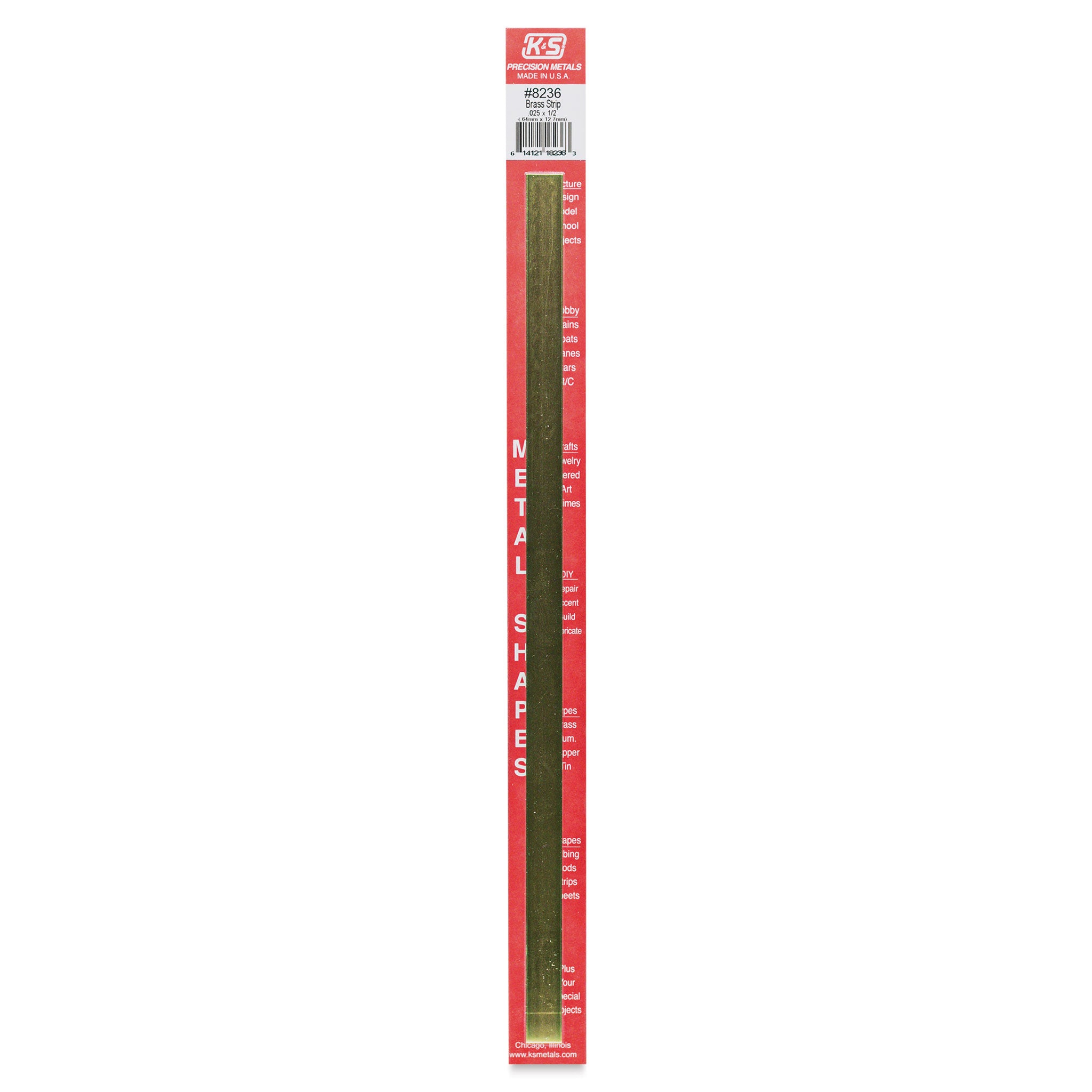 Brass Strips .025X1/2X12" 150957