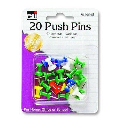 Push Pins Cli 20Ct 151203