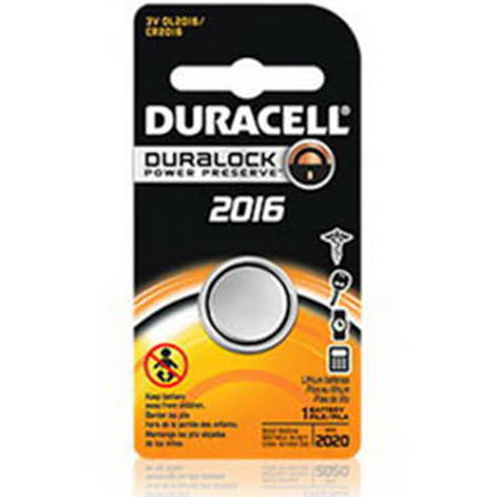 Button Cell Lithium Battery #2016, 4/Pk