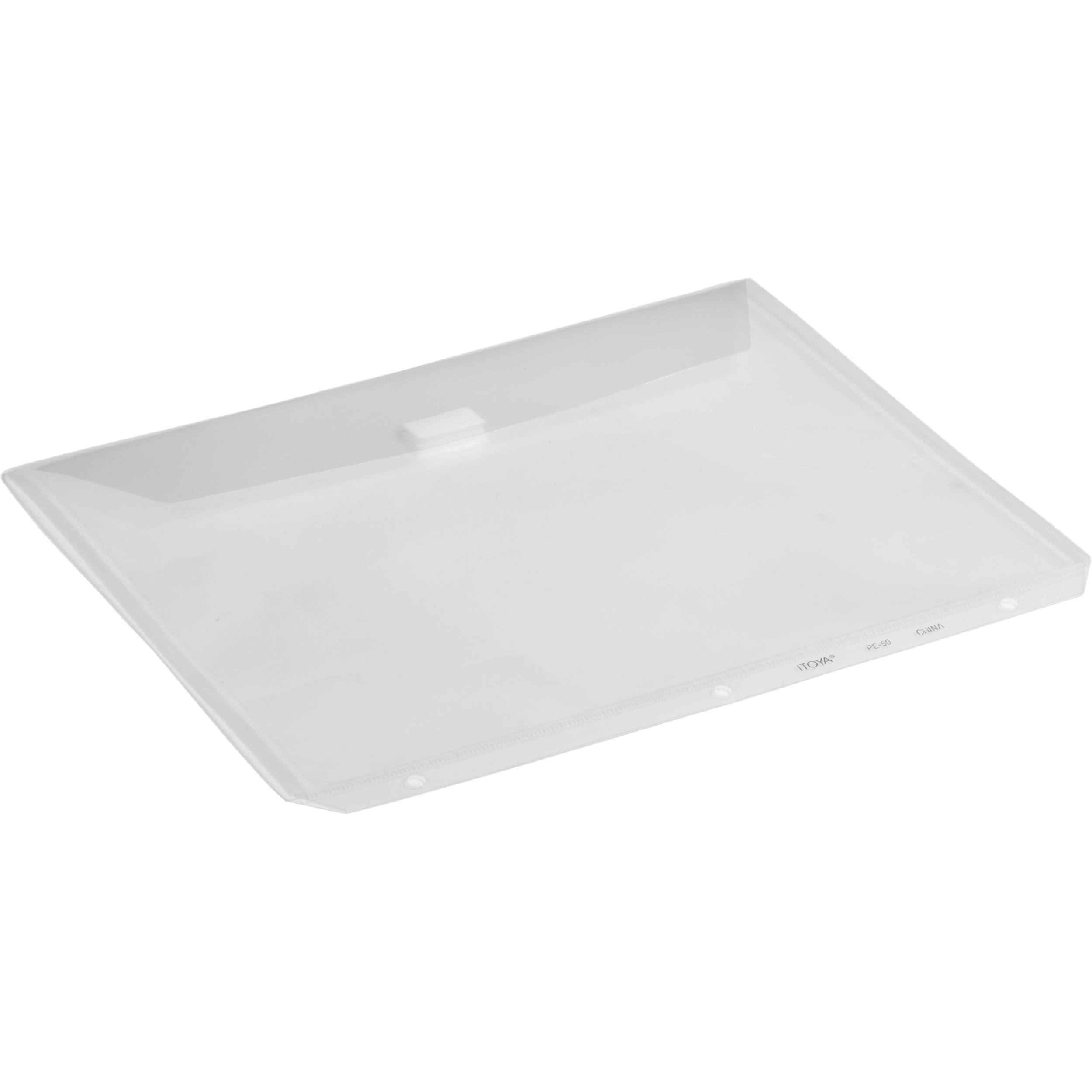 Itoya Poly Envelopes For Letter Size Docs 3-Ring (Box) 152083