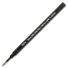 Itoya Plastic Barrel Roller Ball Refill Black 0.5Mm 152135