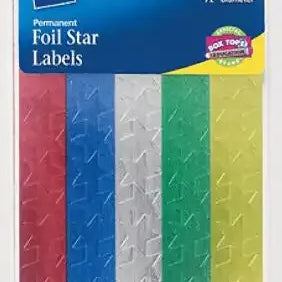 Multi Color Foil Stars 152314