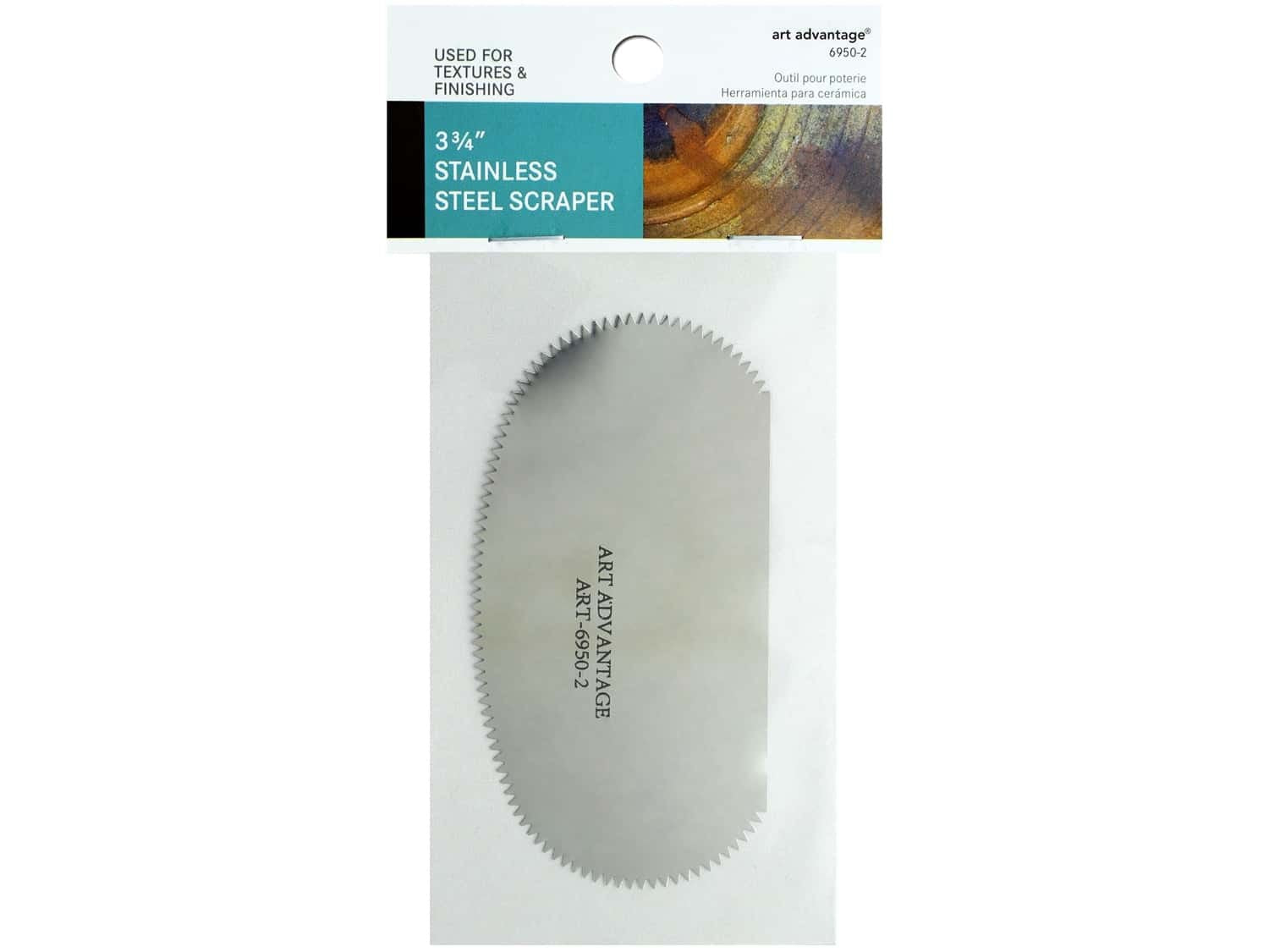 Art Advantage Stainless Steel Scraper 3 3/4 In. Arts & Crafts 152463