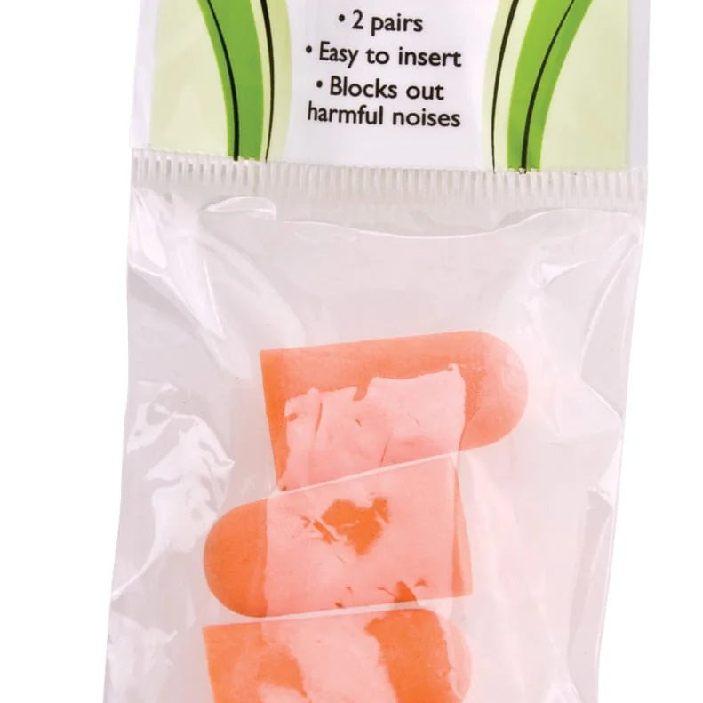 8 Pair Foam Ear Plugs Hearing Protection Orange Baumgartens 152603