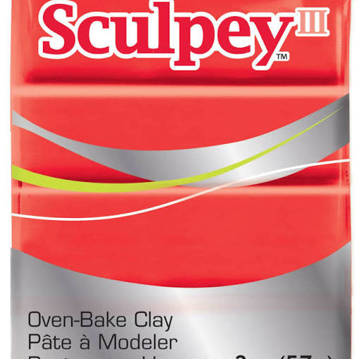 Clay Sculpey Red Hot Red 2Oz Arts & Crafts 153017_7e55e147-3696-4fd6-874a-102990c15e16