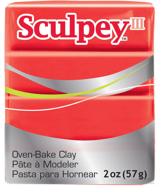 Clay Sculpey Red Hot Red 2Oz Arts & Crafts 153017_7e55e147-3696-4fd6-874a-102990c15e16