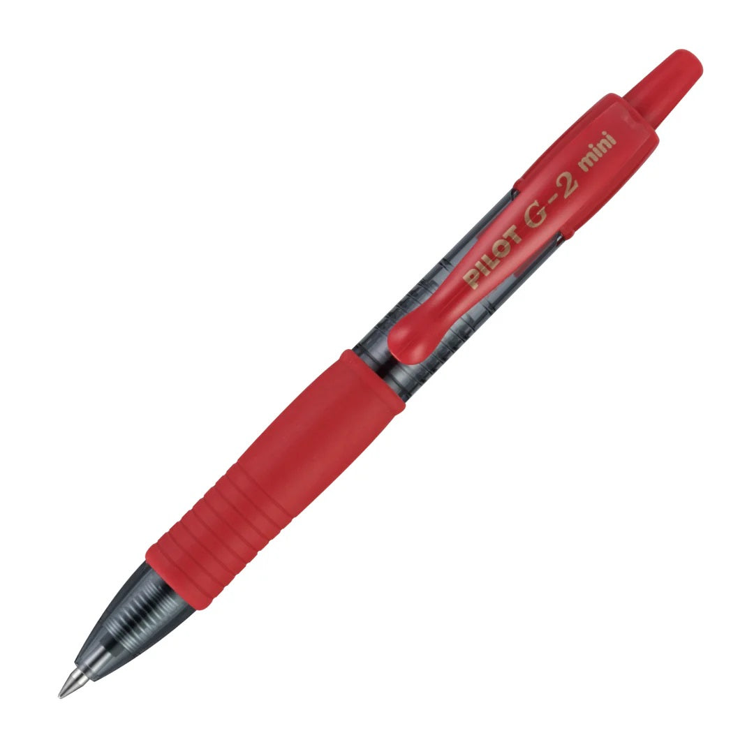 Pilot G2 Mini G2S7-Red-Bc 31216, Red Gel Ink, 0.7Mm Fine Point Rollerball Pen 153025