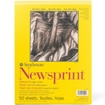 9X12 Rough Newsprint Strathmore Arts & Crafts 153186