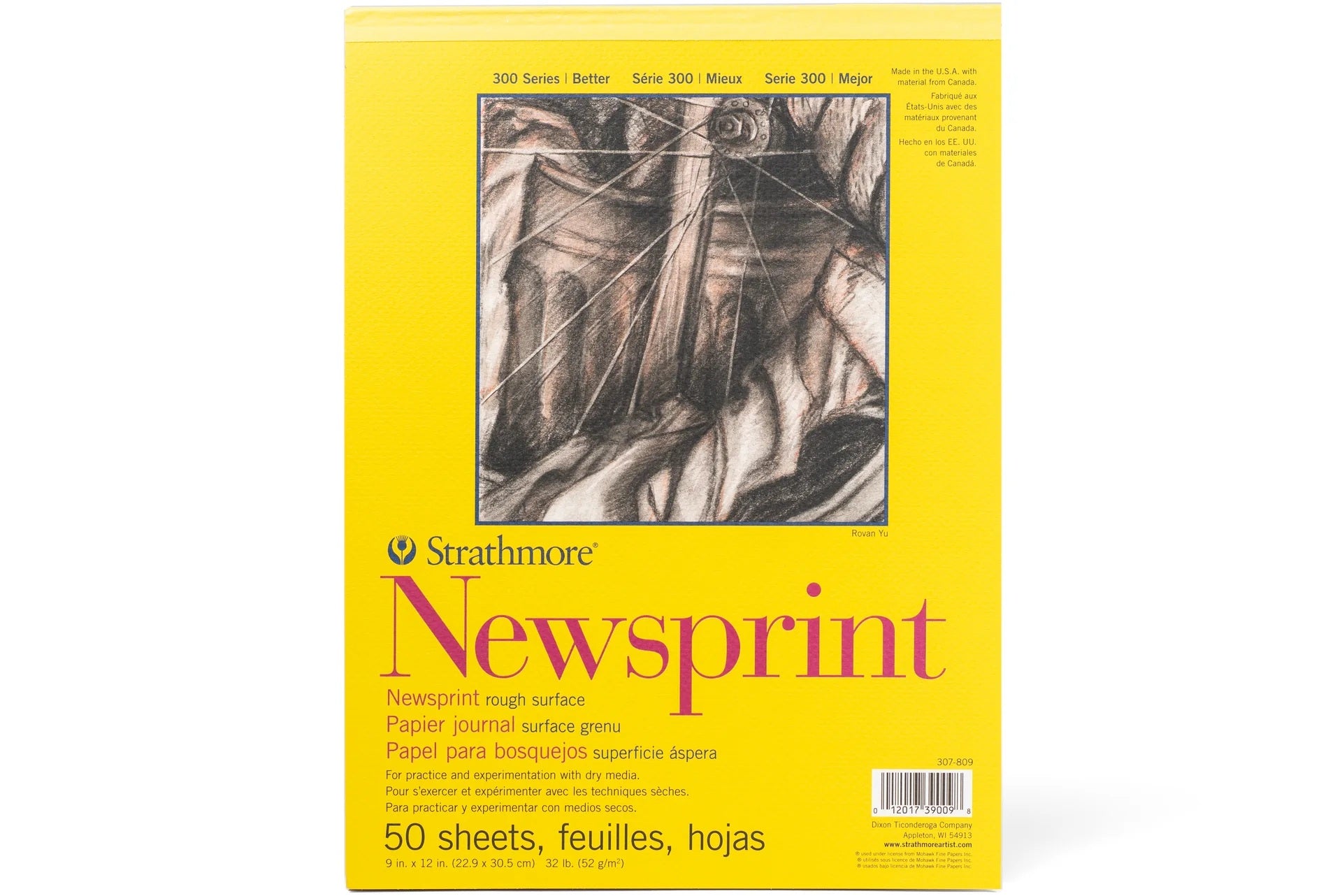 9X12 Rough Newsprint Strathmore Arts & Crafts 153186_1cc78f8b-52d3-4d0f-834a-124f812eff23