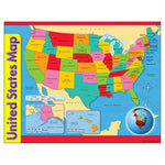 United States Map Learning Chart, 17" X 22" 153330