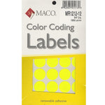 Label M Yellow Glow Labels Round Maco 153689_9b1e3168-da3a-4fc4-92c0-0c774b44c568