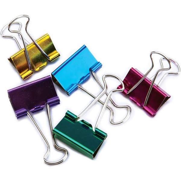 Binder Clips - Medium Assorted 5Pk 153764_b9f87bb1-bc3d-43c8-ba1a-f8bdd6670148
