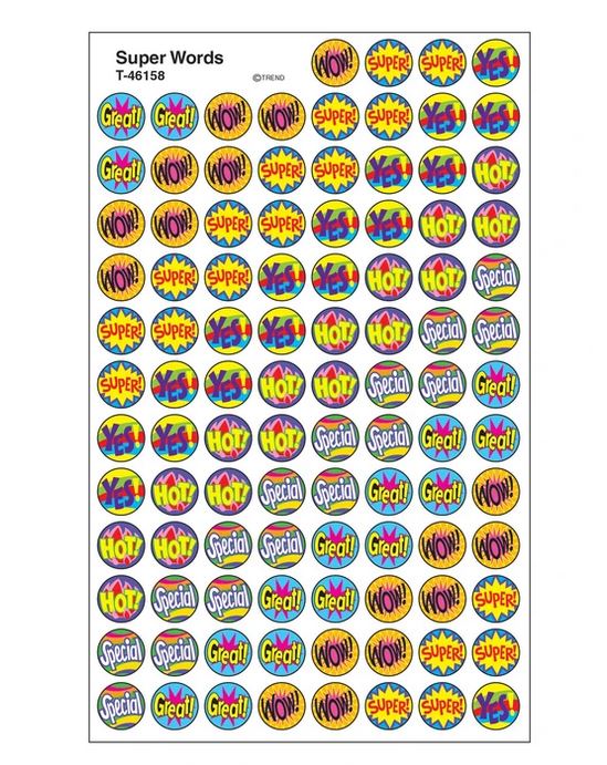 Stickers Super Words 154091_2707615c-3f18-49b8-99fe-60e898200f20