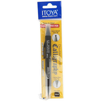 CALLIGRAPHY PEN DOUBLE BLACK Arts & Crafts 154186
