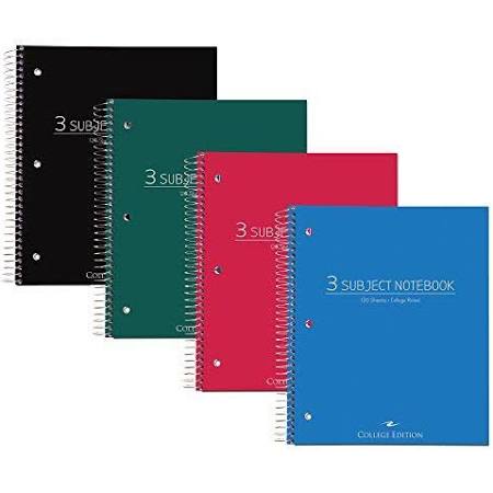 Nb 3 Subject Notebook Assorted Colors Spiral 154244_f7bc72e6-0cb6-457c-88db-64e90f54e029
