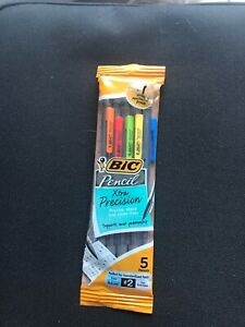 Bic Mechanical #2 Pencils .5mm 5/Pkg Assorted Colors Jerrol's Supplies