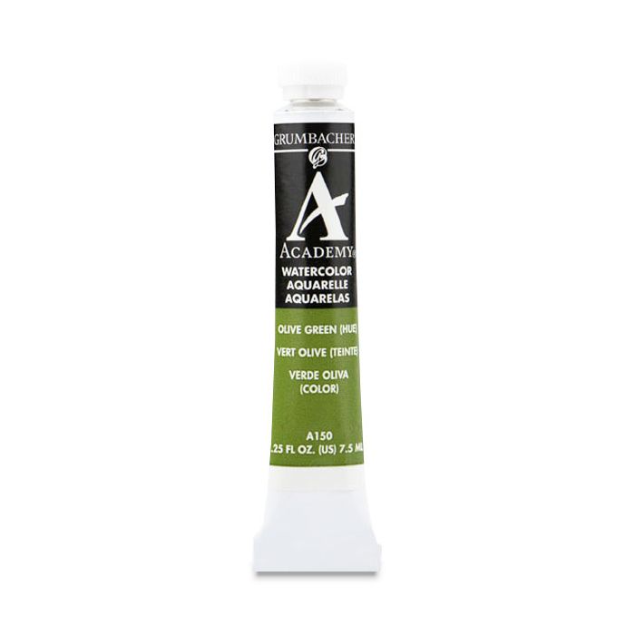 Olive Green 7.5Ml Gra150 Academy Watercolor 156496_e6782995-72e7-4b95-a9dc-ee618bb1d893