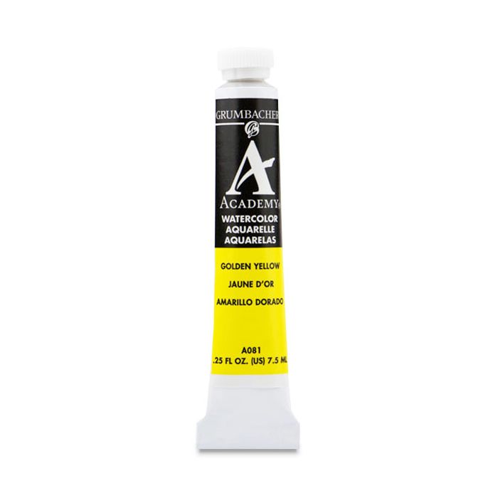 Golden Yellow 7.5Ml Gra081 Academy Watercolor Arts & Crafts 156527_7d086220-0cf2-4c28-8ad0-ad83822322fb