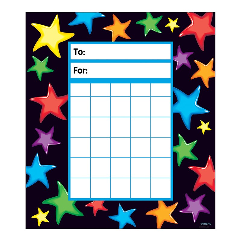 Gel Stars Incentive Pads 156596