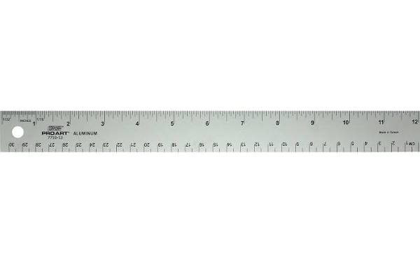 12" Ruler Alum Straight Edge Arts & Crafts 156681_9b38cce3-9d4b-4a21-b422-255b2b63cf48