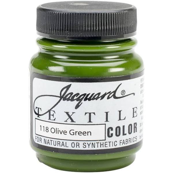 Olive Green 118 Fabric Paint 2.25 Oz Jaquard Textile Arts & Crafts 157161_6be01612-8b77-4a6f-947b-f205f55fd78d