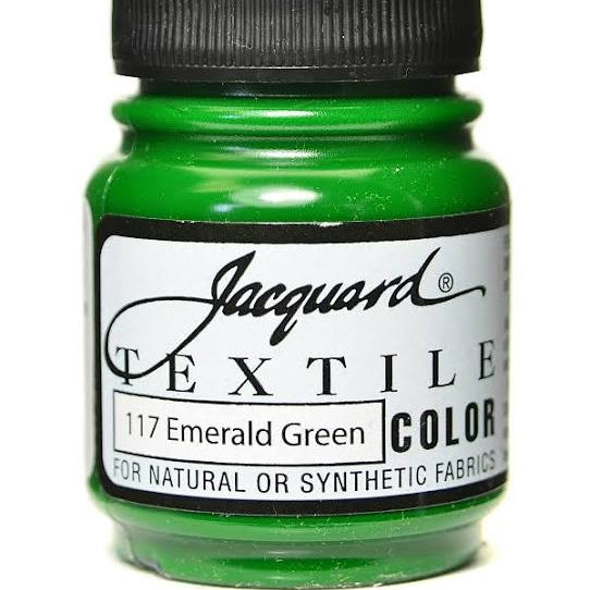 Emerald Green 117 Fabric Paint 2.25 Oz Jaquard Textile Arts & Crafts 157163_400ea9a0-a6db-49b4-b774-352062f50a8e