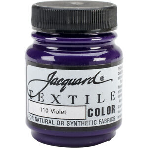 Violet 110 Fabric Paint 2.25 Oz Jaquard Textile Arts & Crafts 157197