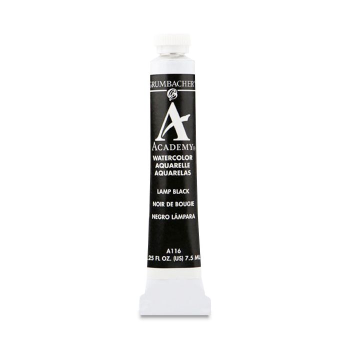 Lamp Black 7.5Ml Gra116 Academy Watercolor Arts & Crafts 157249_baad9826-18e0-47dd-8250-fb8665cd7777