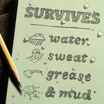 ?Rite In The Rain Weatherproof Soft Cover Pocket Notebook, 3 1/2" X 5", Green 157556_7