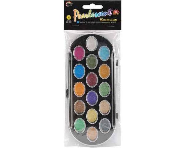 Watercolor Set 16 Clr Pearl Arts & Crafts 157558_906ea400-fe12-4e7b-af36-1788b755fb57