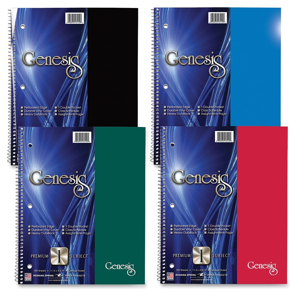 Nb 1 Subject College Ruled Assorted Colors Spiral Notebook 157587_751daf11-7acd-4813-bedc-9bb84bc4801c