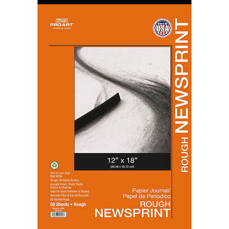 Newsprint Pad 12X18 Newsprint Arts & Crafts 157942_565a7906-5276-4420-823d-d3049582c101