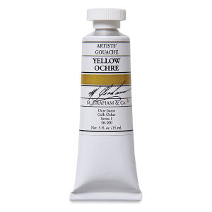 Yellow Ochre Gouache 15Ml M Graham Arts & Crafts 158464_ba4ce271-313f-4ba0-a89f-ef8964361d42
