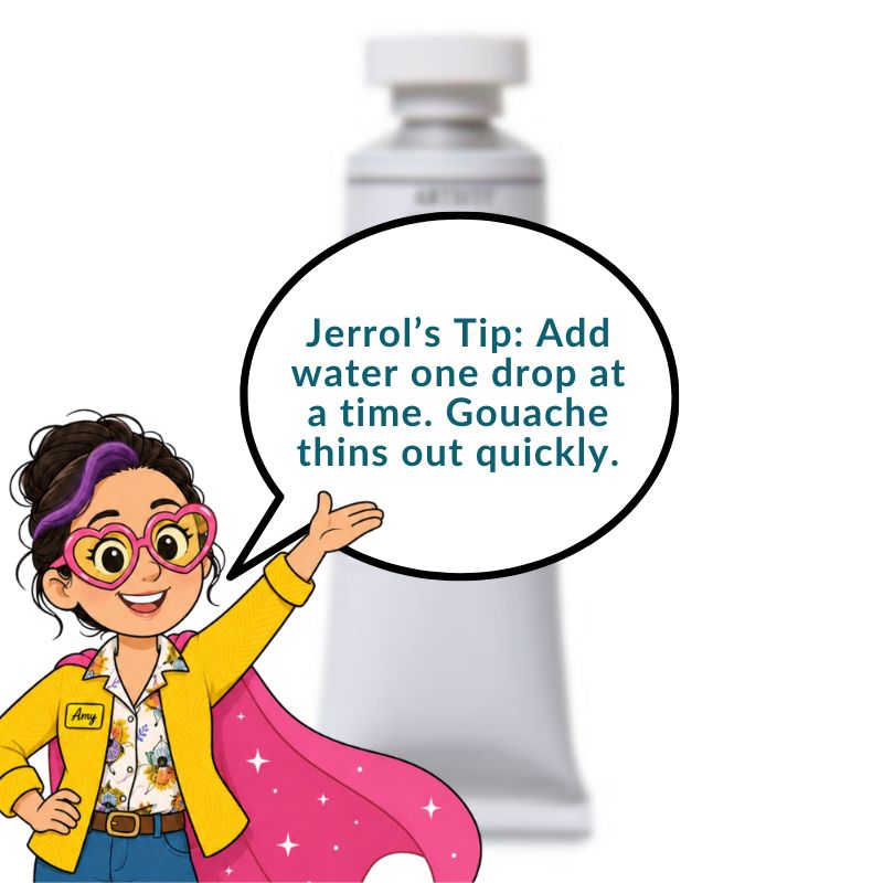 Titanium White Gouache 15Ml M Graham Arts & Crafts 158472_1
