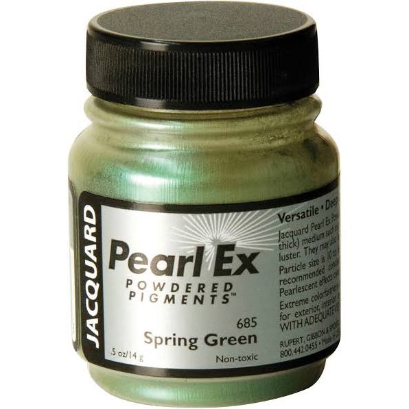 Pigment Spring Green Pearl-Ex .5Oz Jacquard Arts & Crafts 158788_de902430-73d7-4636-9d30-16665c2867d2