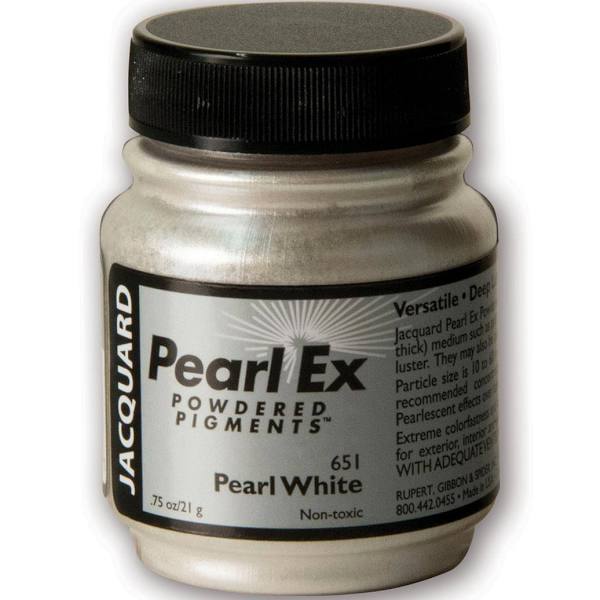 Pigment Pearl White Pearl-Ex .5Oz Jacquard Arts & Crafts 158796_fbb06d44-e335-490c-9c46-32de8d43cafb