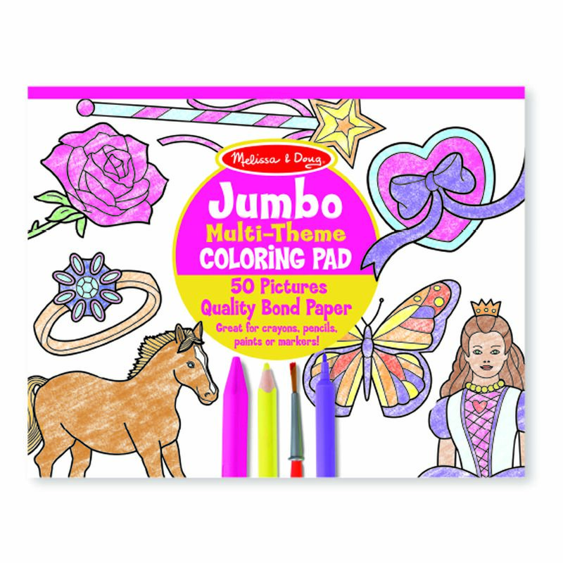 M&D Coloring Pad Jumbo Pink Melissa & Doug 158948_1bf41524-6aa2-405f-8651-67dea9813755